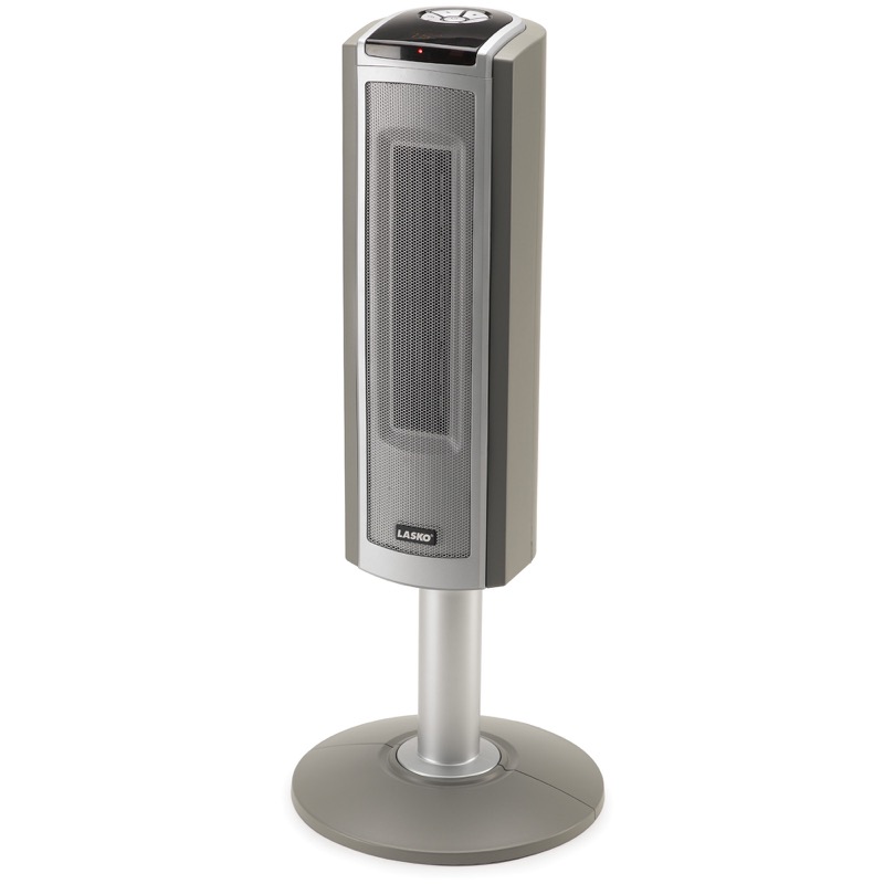 Lasko 30″ Tall Digital Ceramic Pedestal Heater with Remote Control Model 5395