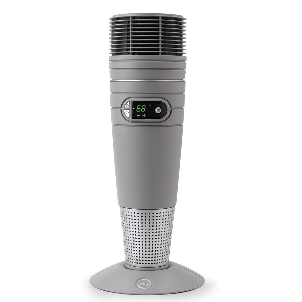 Front view of Lasko Full Circle Warmth Ceramic Heater with Remote Control Model 6462