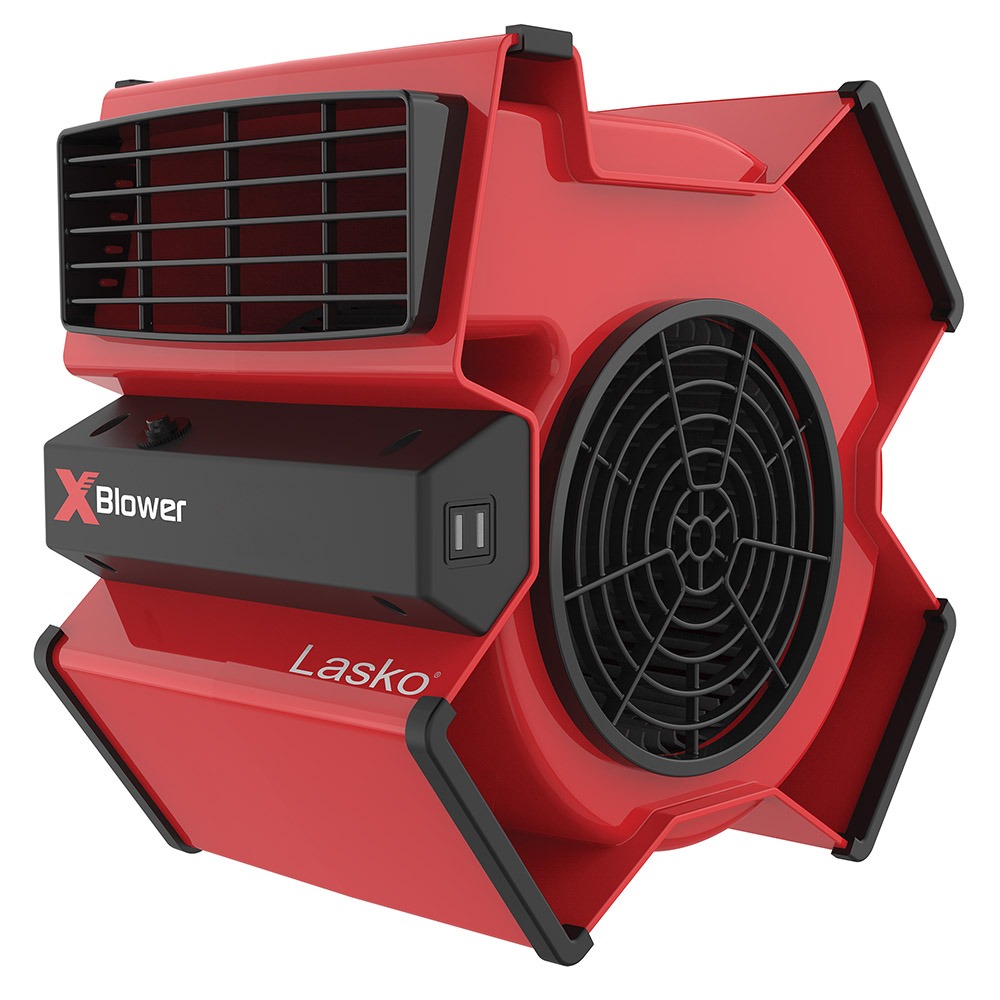 Lasko X-Blower™ Multi-Position Utility Blower Fan in Red Color Model X12900