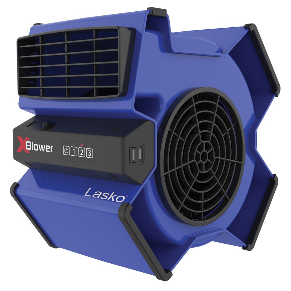 Lasko X-Blower™ Multi-Position Utility Blower Fan in Blue Color model X12905